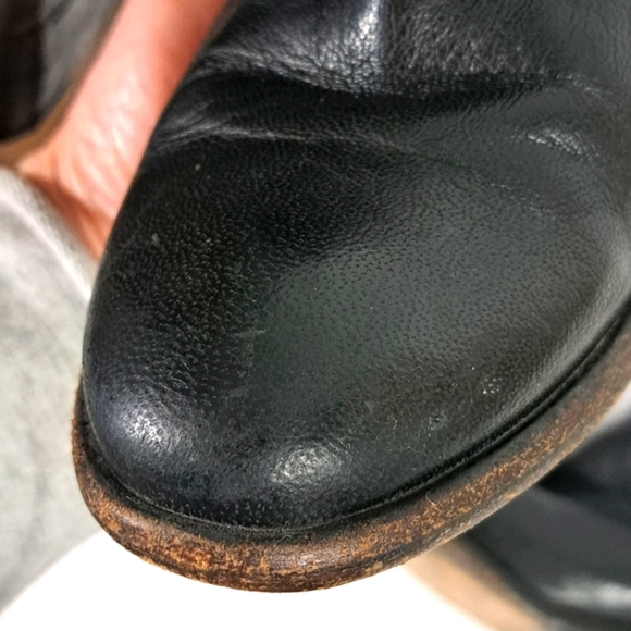 Frye 77207 Carson Tab Tall Western Boots Black SZ 6B - Picture 6 of 15